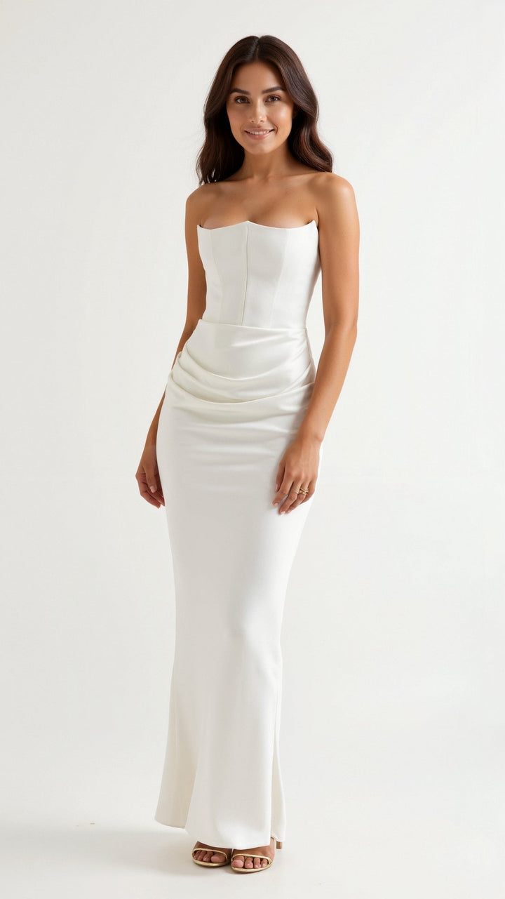 Grevella | Refined Elegance Maxi Wedding Guest Dress for Women