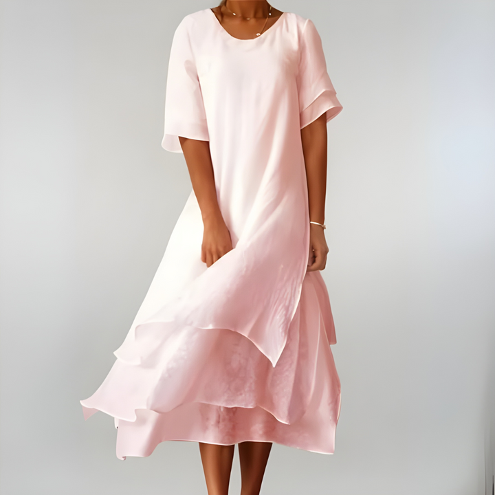 Flowing maxi dress with a graceful silhouette for elegant everyday wear.
