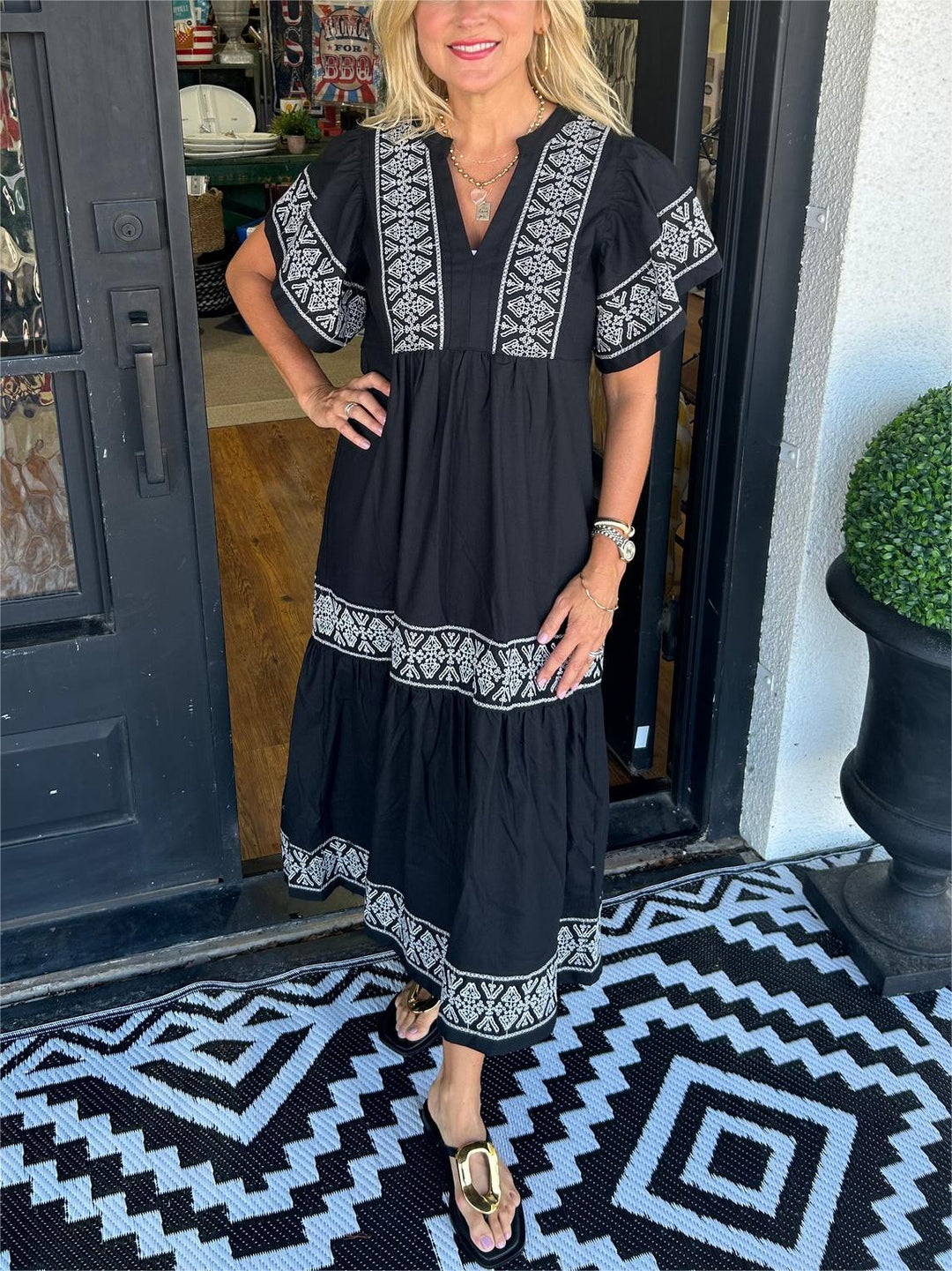 Women Flowy Loose Fit Dress – Ruth & Eliza