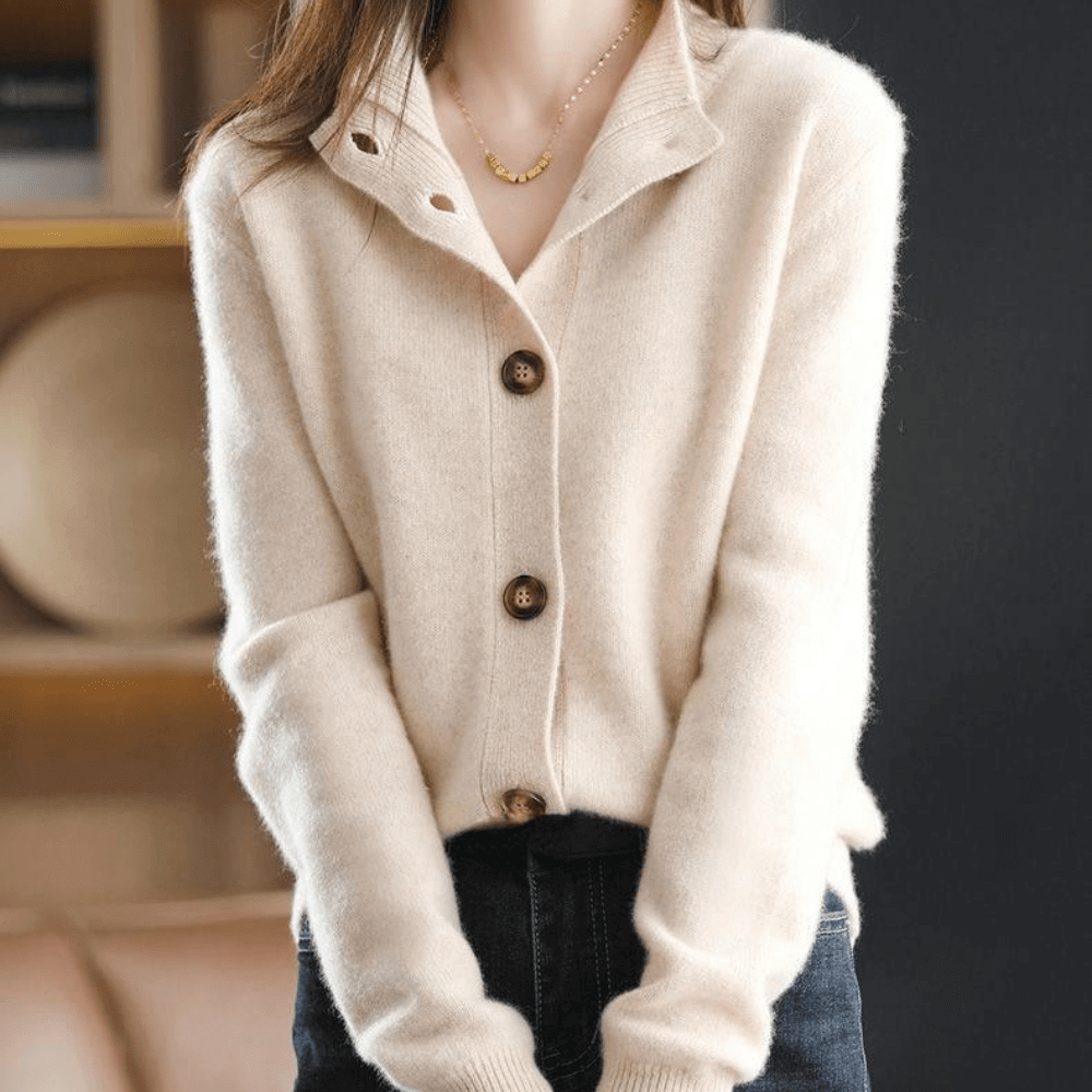 Niraria Open-Front Knit Cardigan for Women