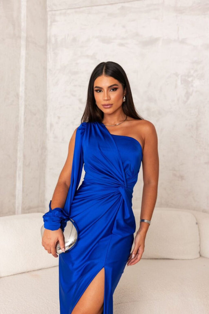 Model wearing a timeless maxi dress styled on a clean background.