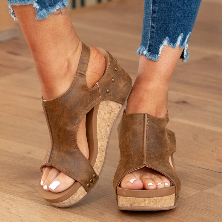 Rowena | Arch Support Wedge Sandals for Effortless Walking