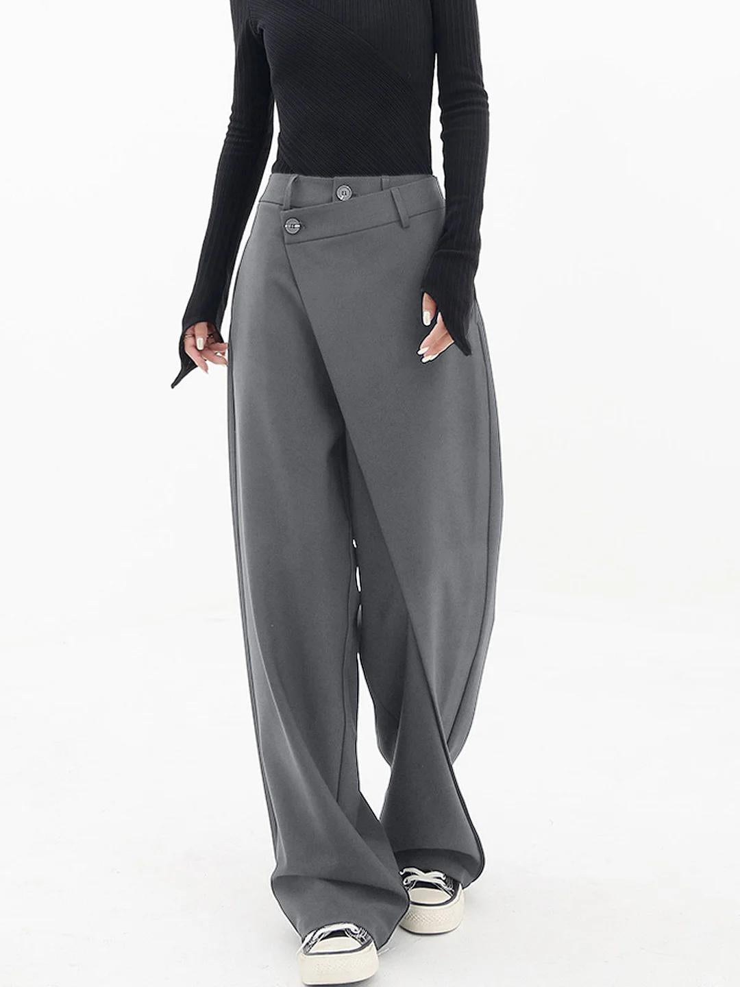 Lightweight women’s trousers shown on a simple plain background.