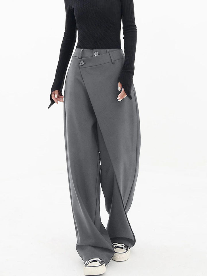 Lightweight women’s trousers shown on a simple plain background.