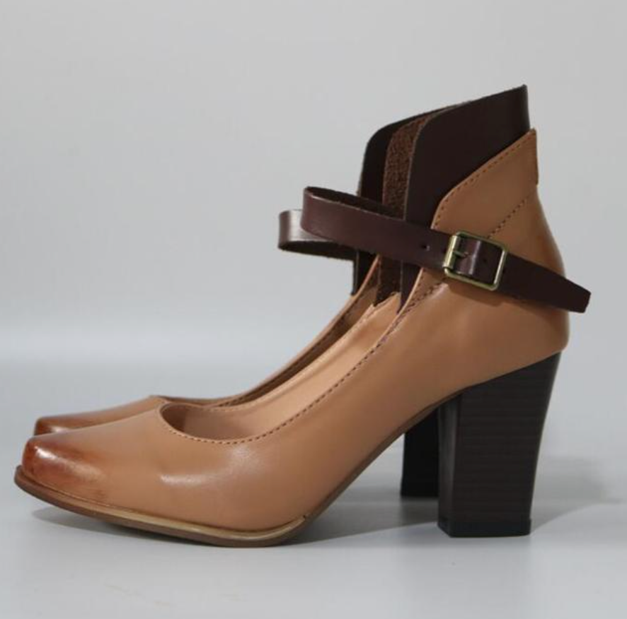 Chic open-toe heel sandals with a clean background.