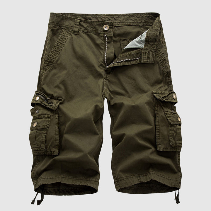 Multi-pocket casual shorts  