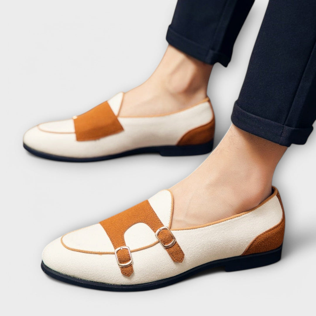 Soft women’s slippers on a plain background with plush lining and slip-on style.