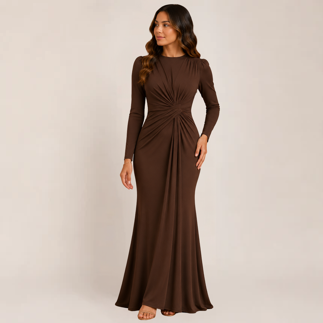 Brellora | Ruched Evening Bodycon Dress
