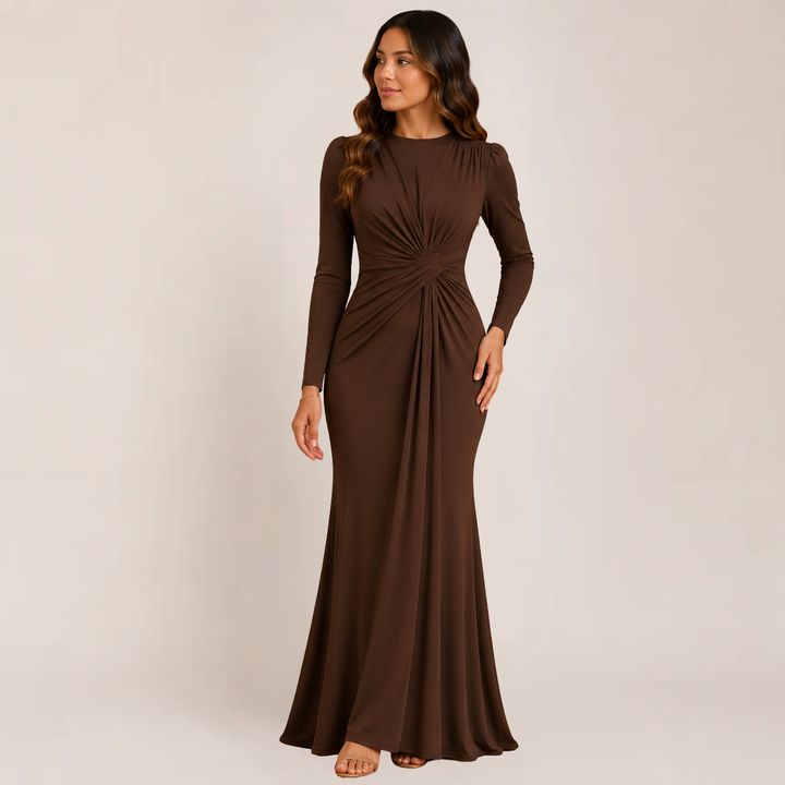 Brellora | Ruched Evening Bodycon Dress