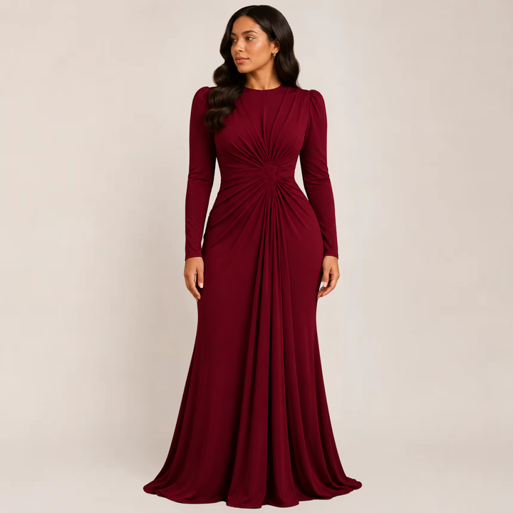 Brellora | Ruched Evening Bodycon Dress