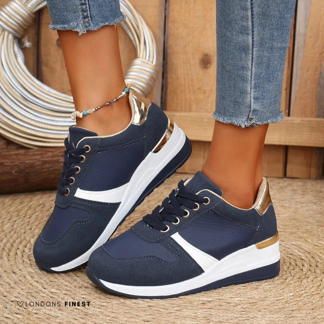 Women’s cushioned walking shoes with a simple everyday design.