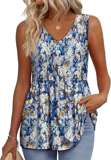 Silky women’s top shown with a plain background and flattering relaxed shape.