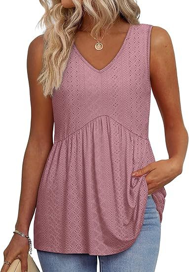 Flattering women’s top shown with a plain background and polished casual appeal.
