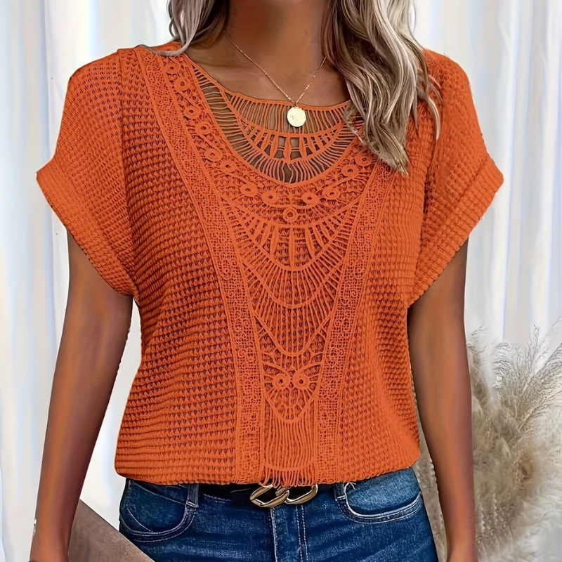 Woman model pose showing outfit detail plain background scene
