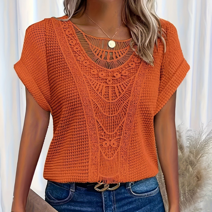 Woman model pose showing outfit detail plain background scene