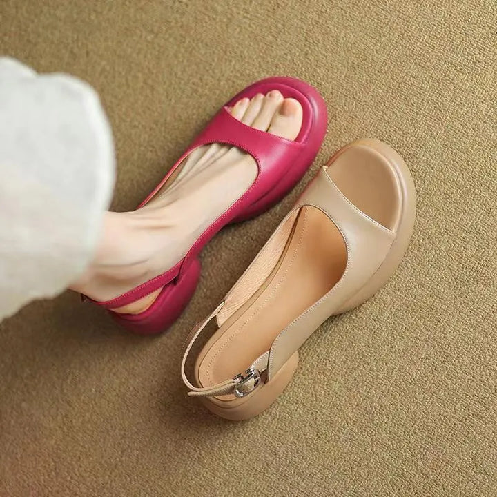 Taviae | Elegant Slip-On Platform Sandals