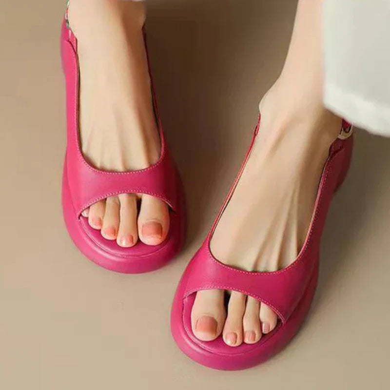 Taviae | Elegant Slip-On Platform Sandals