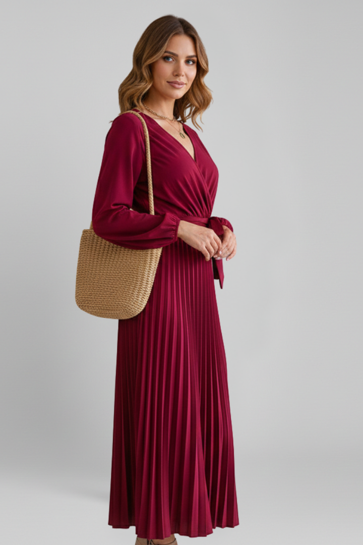 Aurelisse | Formal Pleated Long Maxi Evening Dress