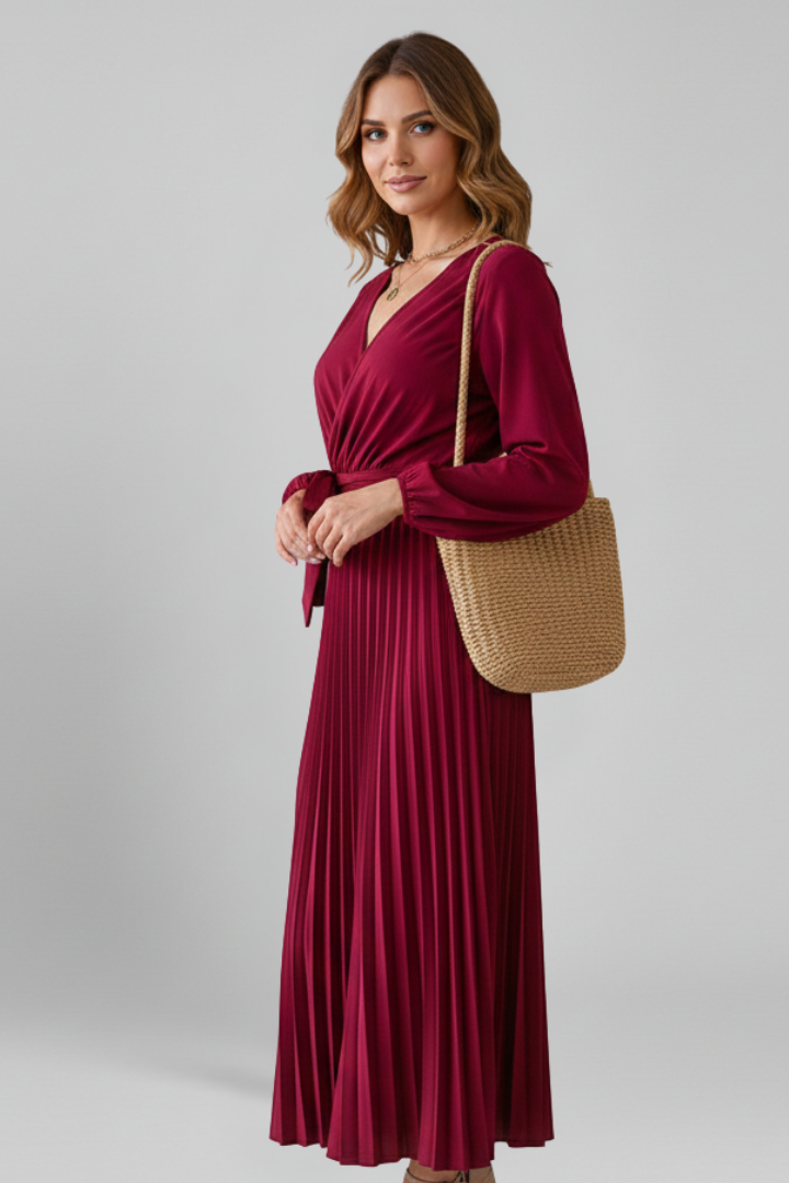 Aurelisse | Formal Pleated Long Maxi Evening Dress
