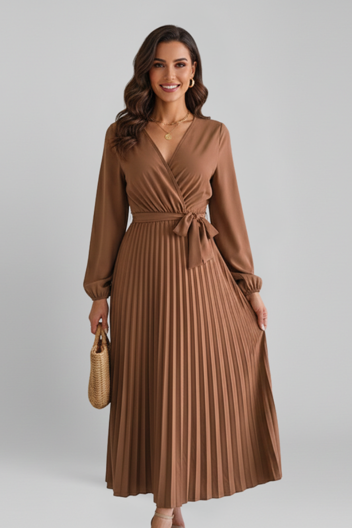 Aurelisse | Formal Pleated Long Maxi Evening Dress