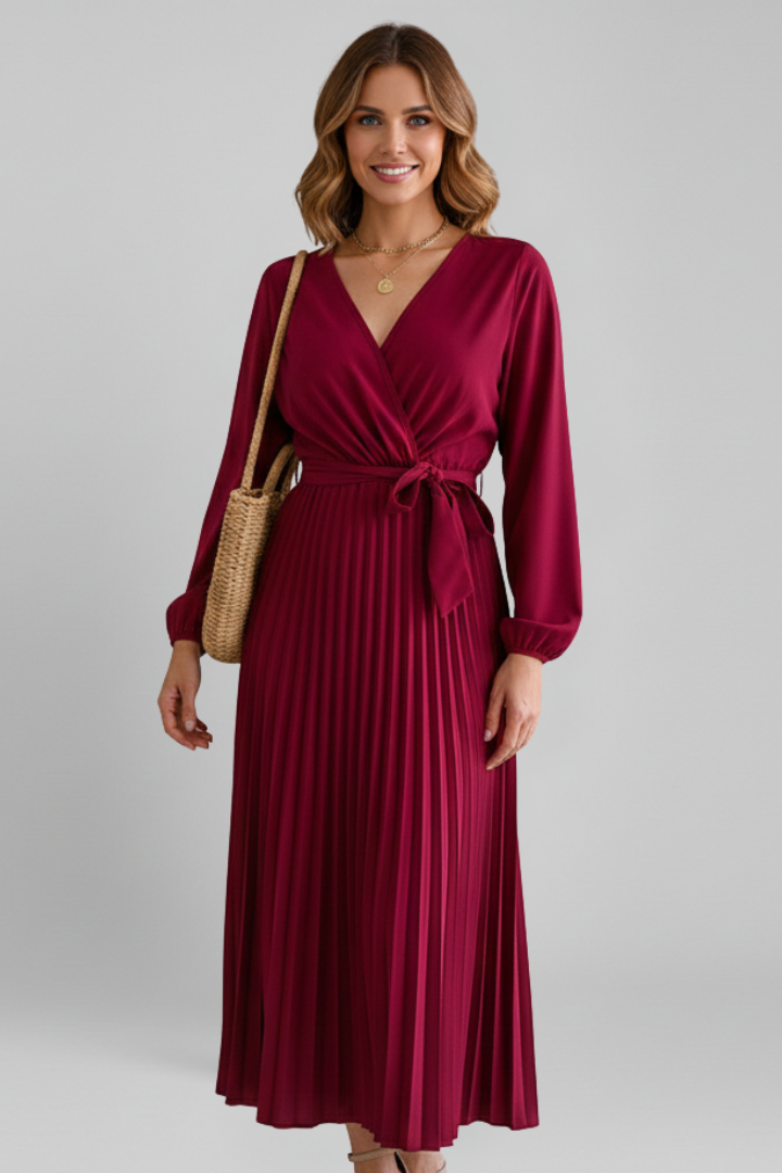 Aurelisse | Formal Pleated Long Maxi Evening Dress