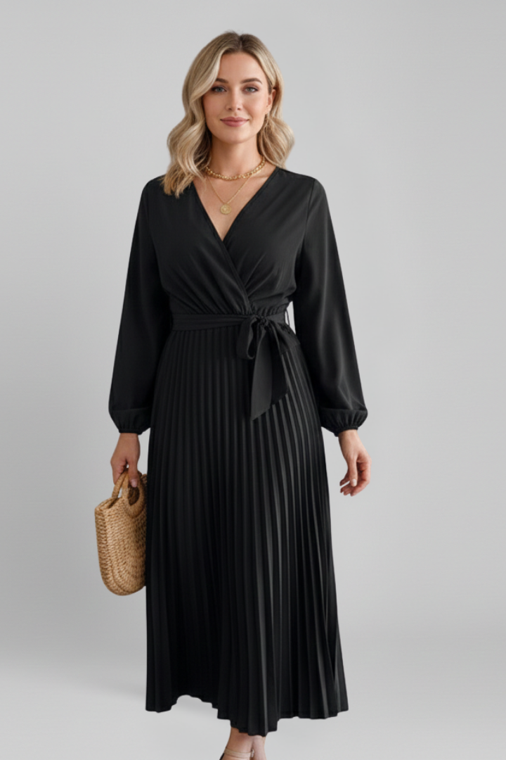 Aurelisse | Formal Pleated Long Maxi Evening Dress