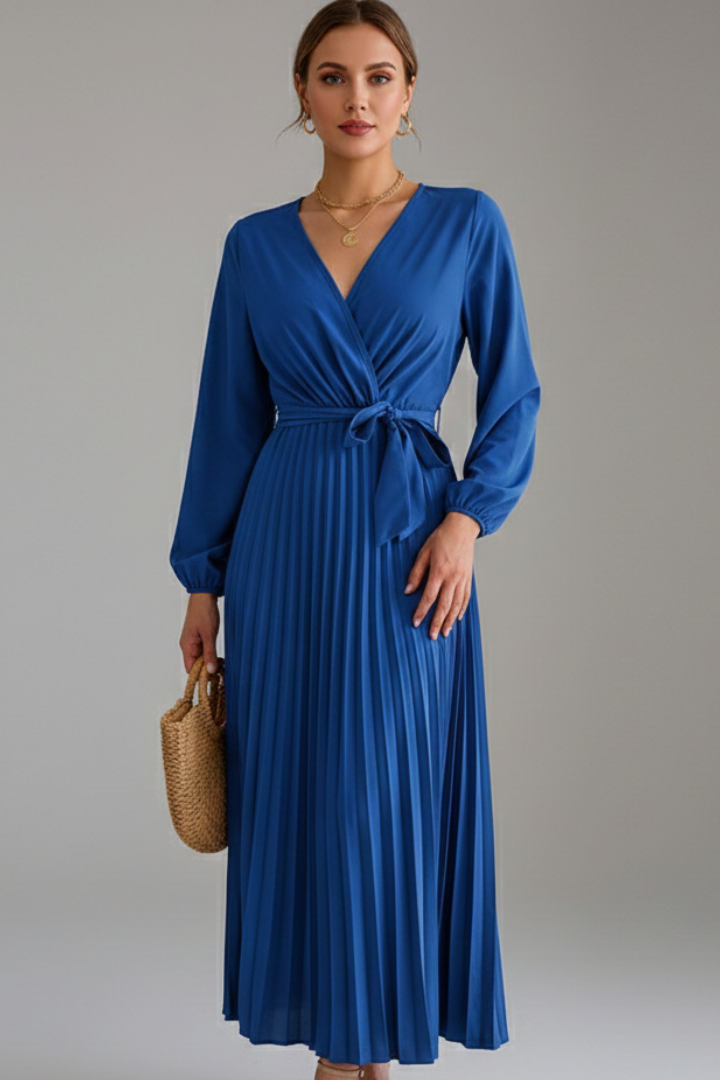 Aurelisse | Formal Pleated Long Maxi Evening Dress