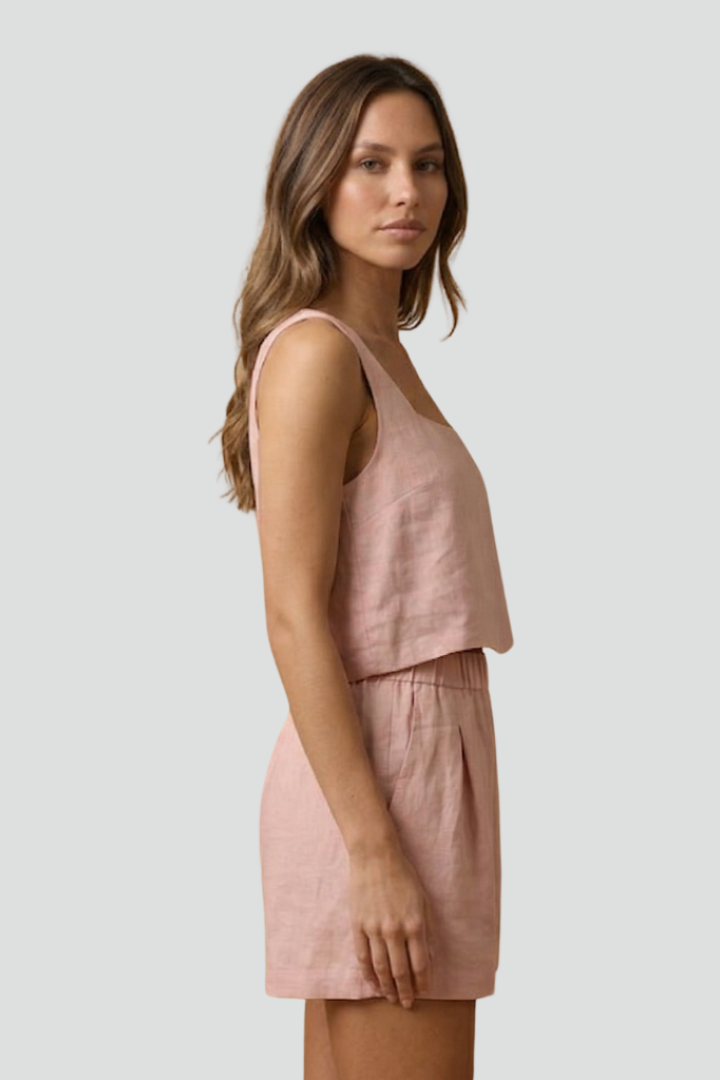 Briselda | Casual Two Piece Set - Matching Shorts and Top