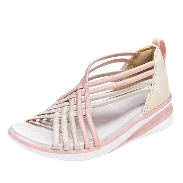 Stylish sandals on a clean background for casual daily comfort.