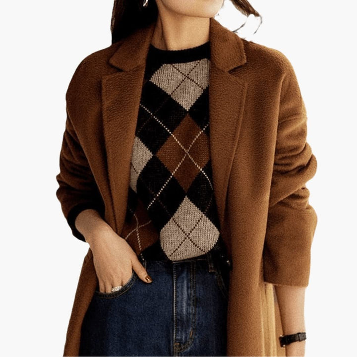 Aeliolde | Women's Cozy Classic and Comfortable Striped Knit Jumper — 1