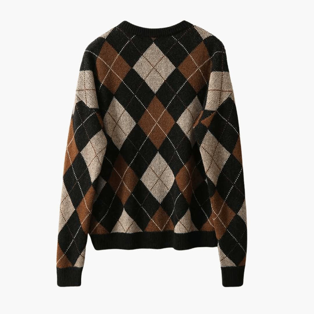 Aeliolde | Women's Cozy Classic and Comfortable Striped Knit Jumper — 2