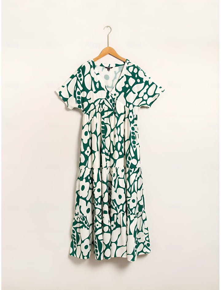 Flattering warm-weather dress displayed on a clean background.
