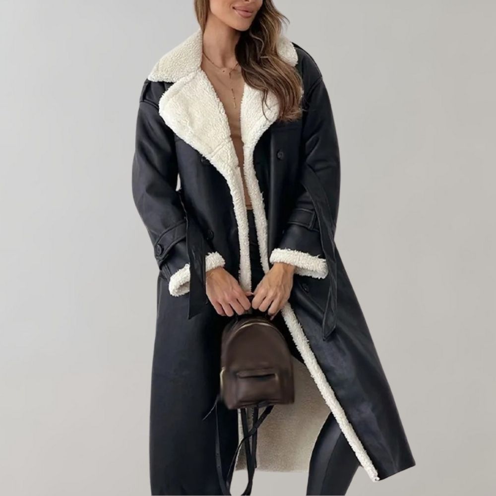 Arinia | Women's Casual Stretch Long Teddy Coat for Tops — 1