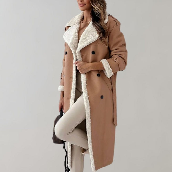 Arinia | Women's Casual Stretch Long Teddy Coat for Tops — 2