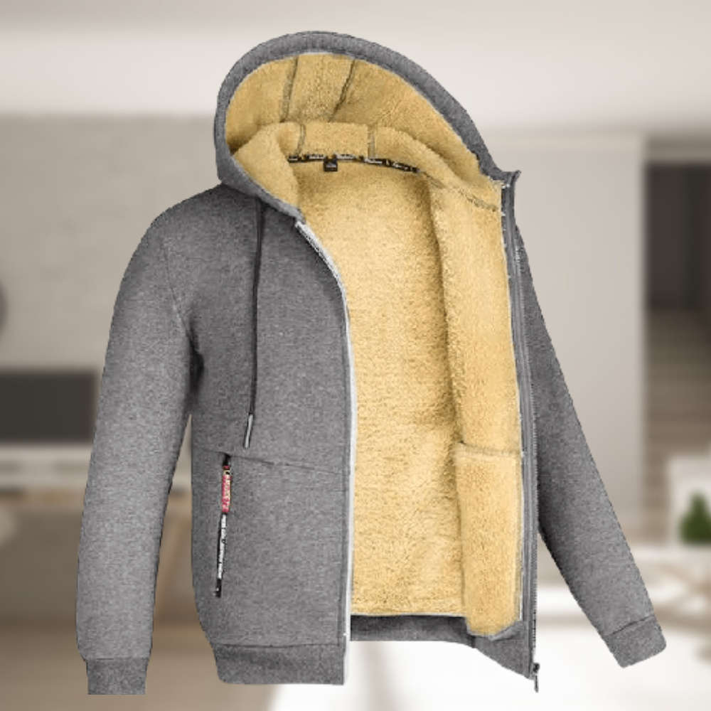 Averthea | Women's warm and Versatile Hooded Jacket — Gray
