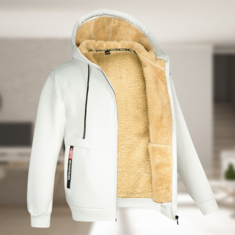 Averthea | Women's warm and Versatile Hooded Jacket — White