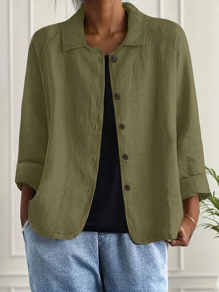 Kira | Classic Button Top for All-Day Comfort