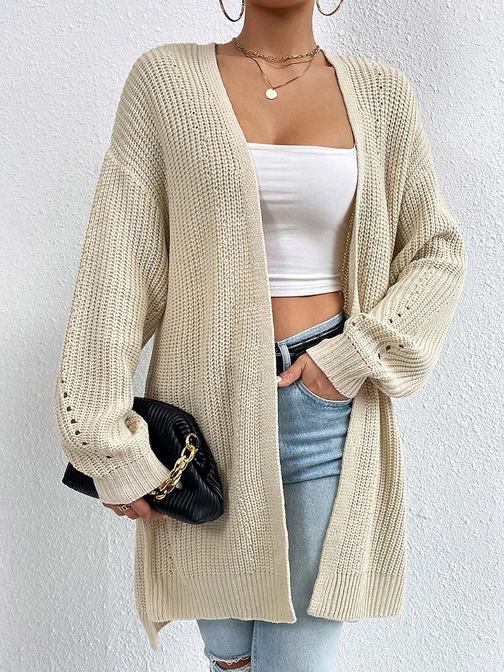 Bernadette | Women's Cozy Oversized Open Front Knit Cardigan Sweaters — 1