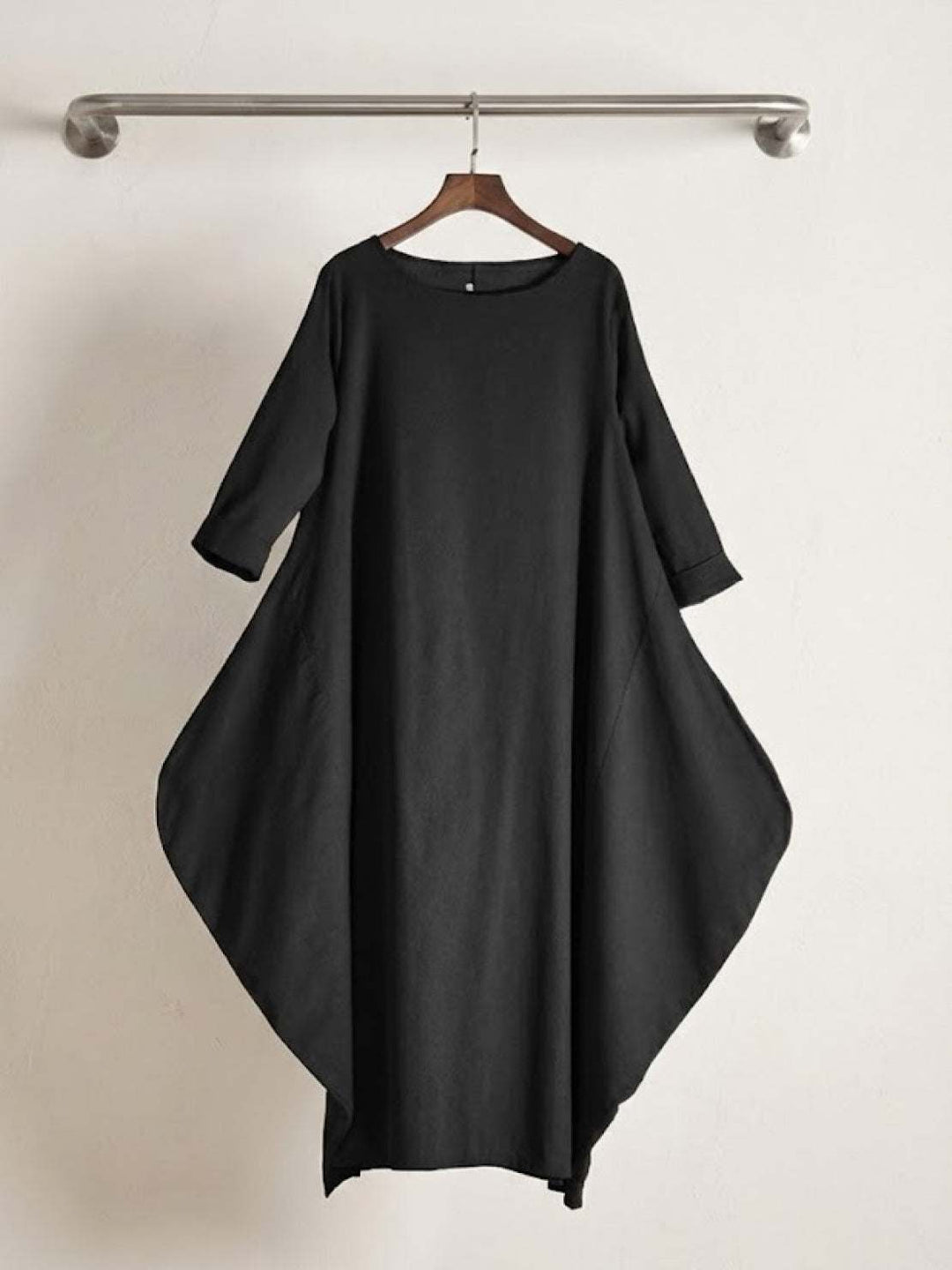 Woman showcasing a casual maxi dress designed for everyday outfits.