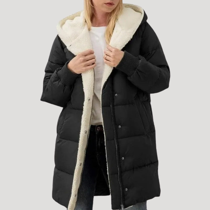 Brilyn | Women's Puffer Jacket Padded Wrap Winter Outdoor