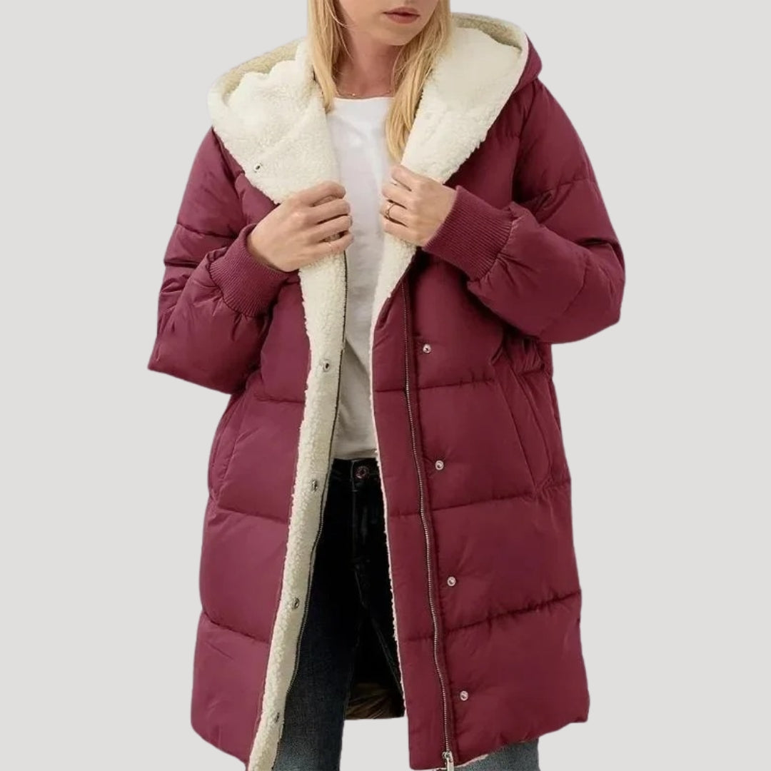 Brilyn | Women's Puffer Jacket Padded Wrap Winter Outdoor