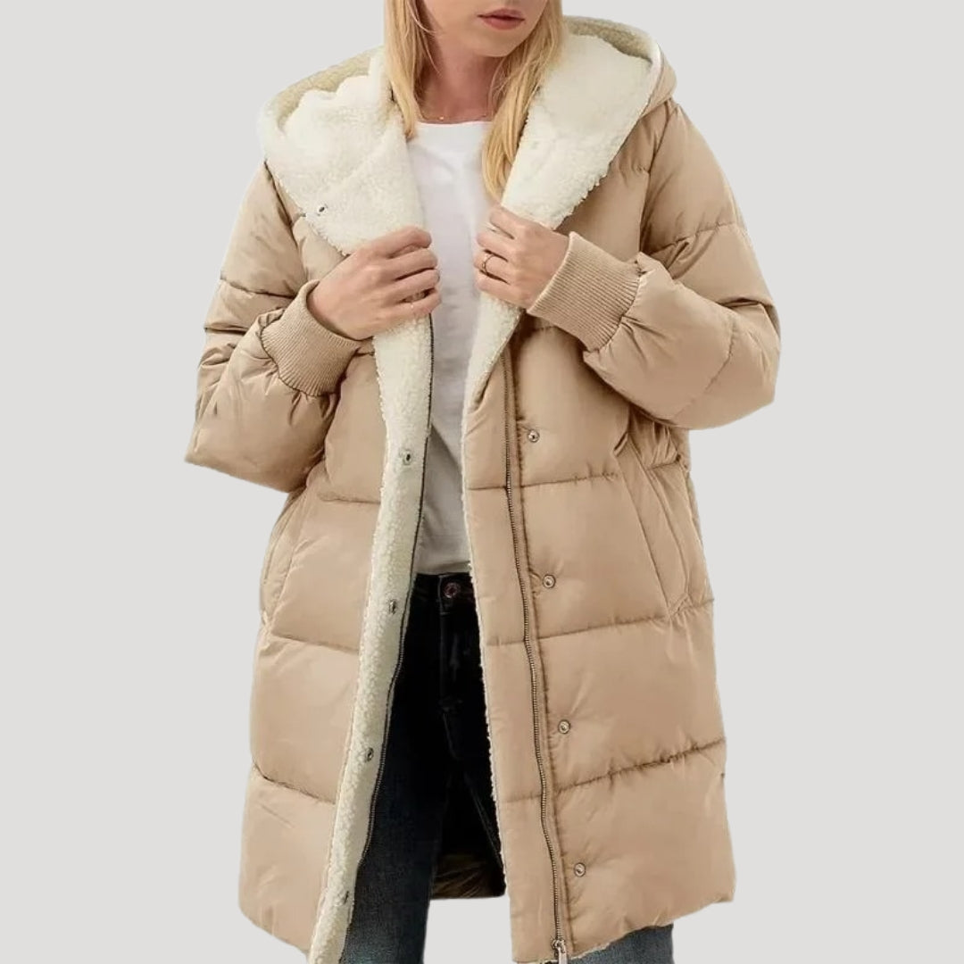 Brilyn | Women's Puffer Jacket Padded Wrap Winter Outdoor