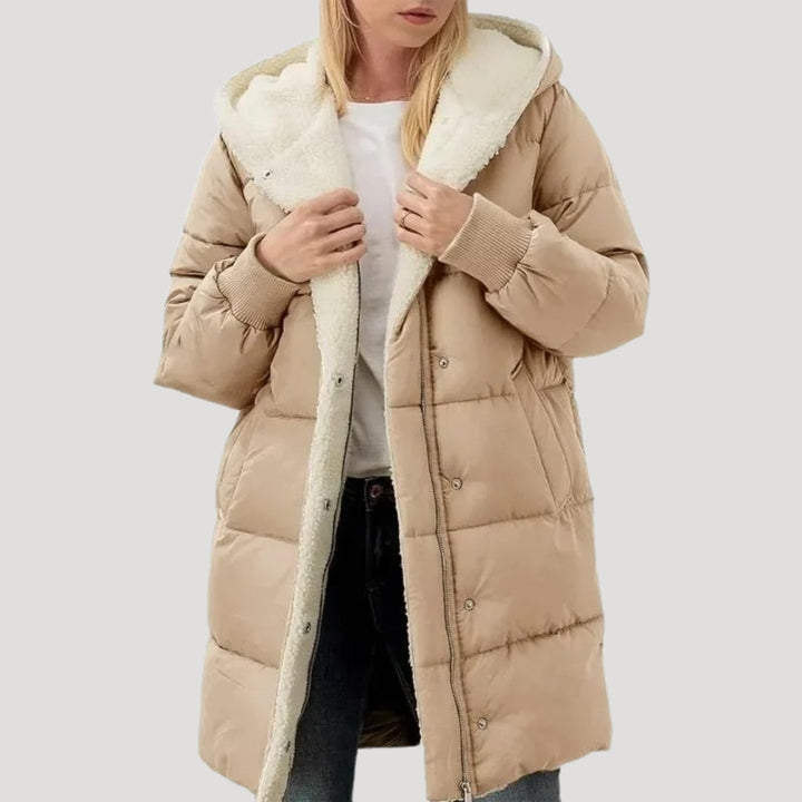 Brilyn | Women's Puffer Jacket Padded Wrap Winter Outdoor