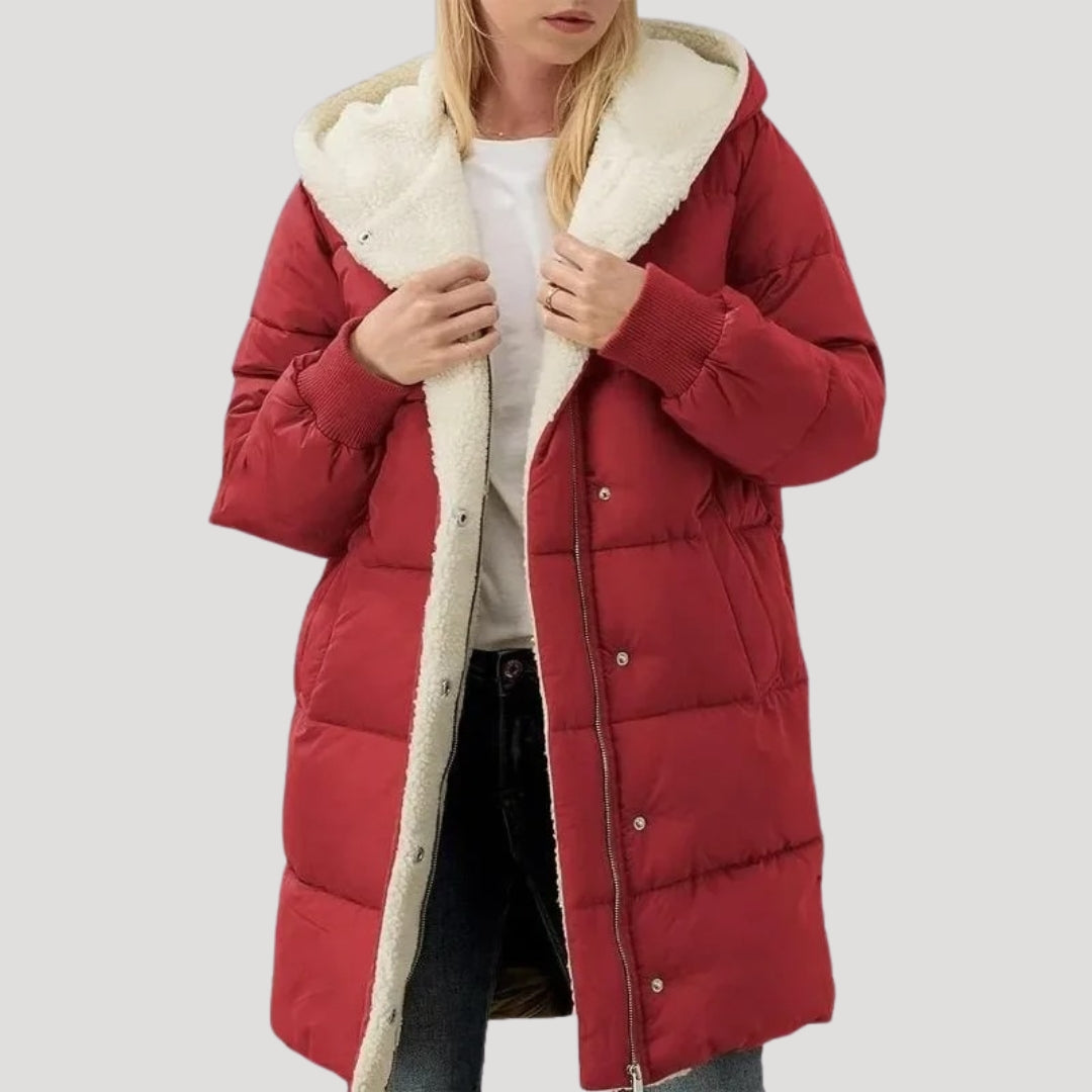 Brilyn | Women's Puffer Jacket Padded Wrap Winter Outdoor