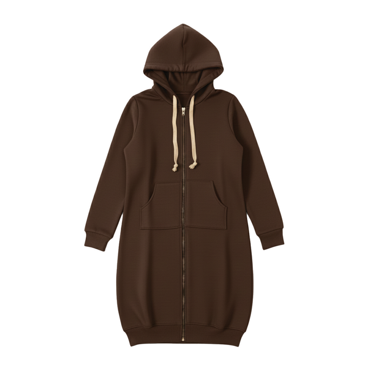 Caeana | Women's Hoodie Longline Knit Cozy Casual Outfit