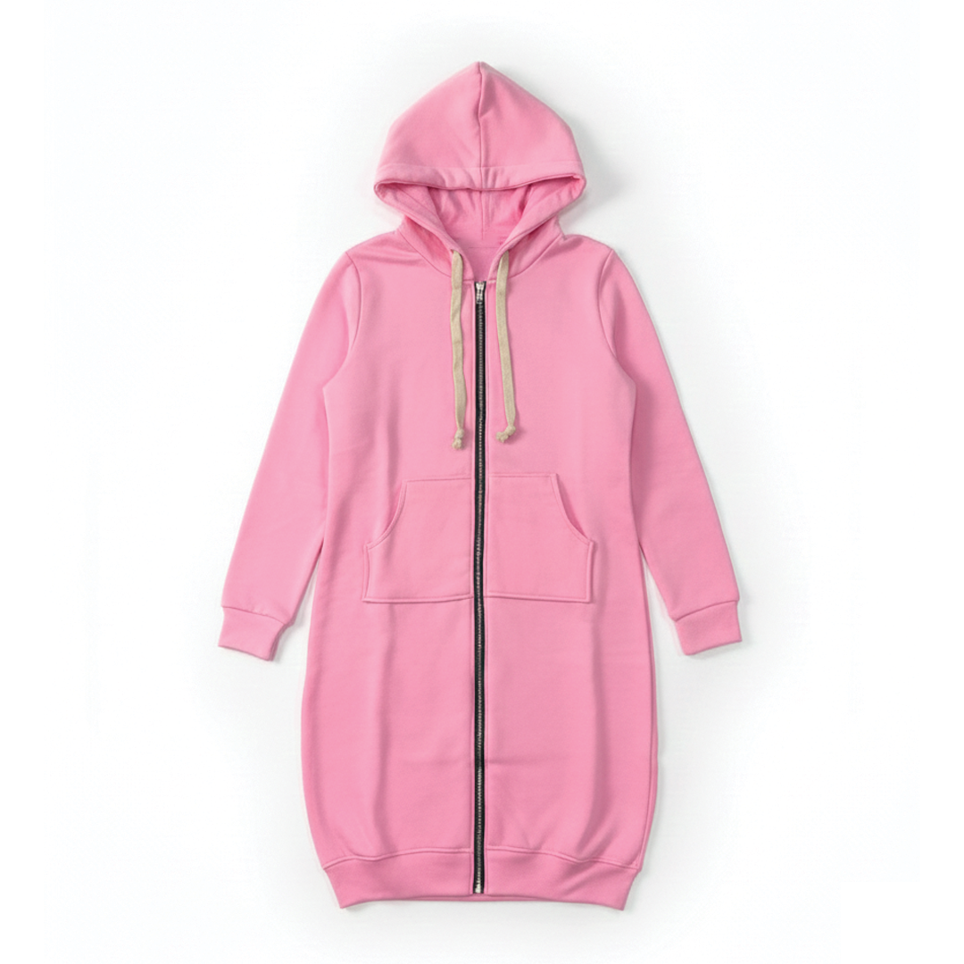 Caeana | Women's Hoodie Longline Knit Cozy Casual Outfit