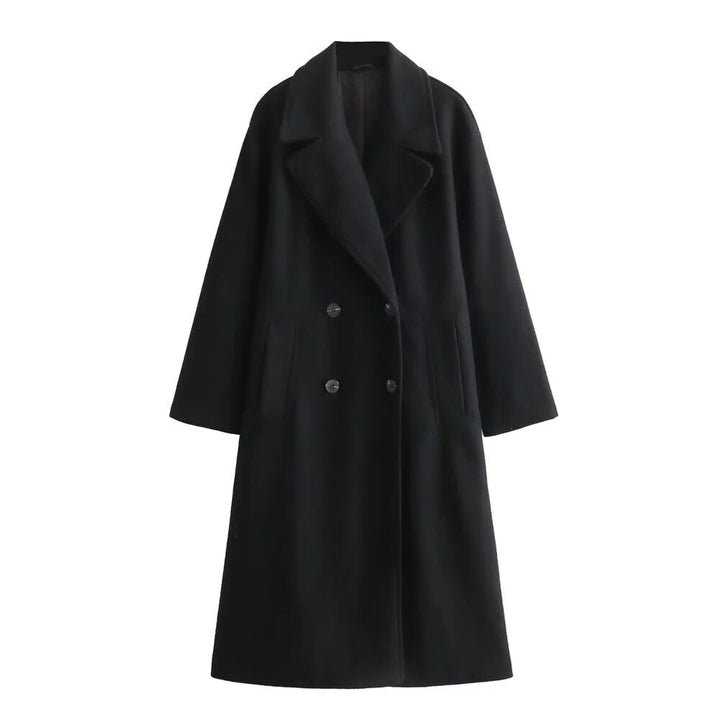 Camille | Women's Casual Stretch Chic Elegance Coat Tops — Black