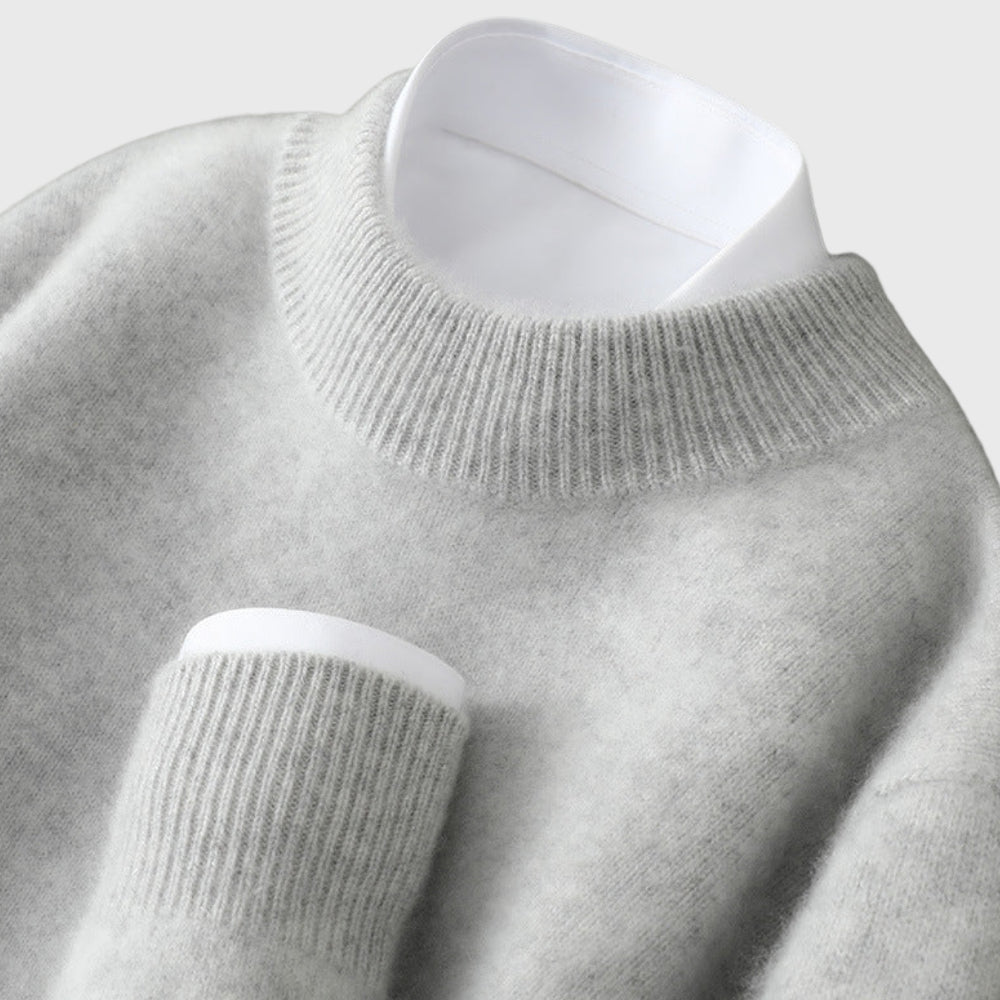 Caulbelle | Women's Knit Cozy 100% Cashmere Sweater — 2