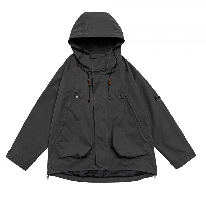 Cloveletta | Women's Oversized Utility Parka with hood — Dark gray