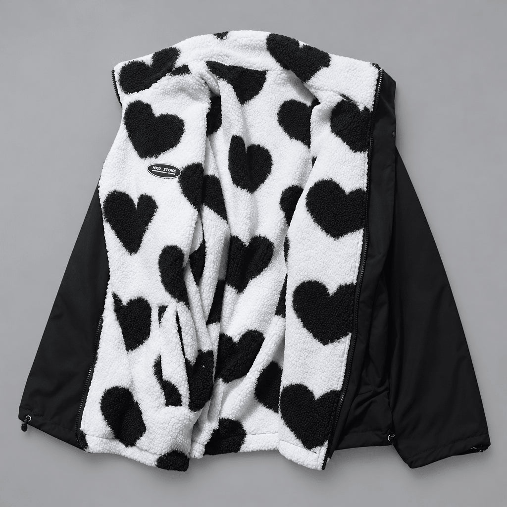 Corvaliel | Women's Side Heart Jacket — Black